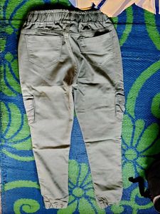 (ganpati offer) Olive Green Cargo Pants
