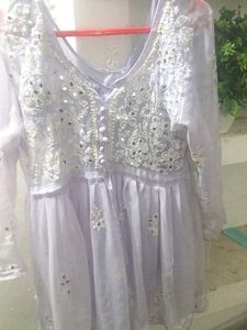 Gorgeous Lavender Kurti 💜**Color:** Light Lavende