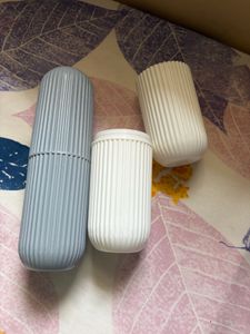 Set of 2 Toothbrush Holders- Brand New