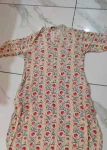 Biba Floral Print Kurta Set