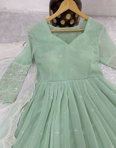 Light Green Anarkali Suit