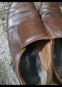 Men's Brown Leather pointed Loafers