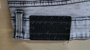 Men's Washed Denim Jeans