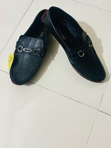 ALBERTO TORRES  Size UK 9 Man Black Casual Loafar
