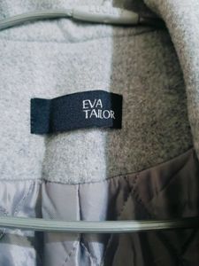 Elegant Grey Trench Coat