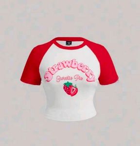 Cute Strawberry Graphic T-Shirt