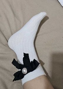 Cute Bow Socks
