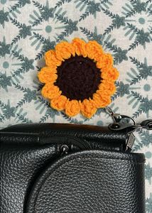 Crochet Sunflower keychain