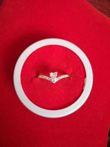 Heart Shaped Ring with Stones