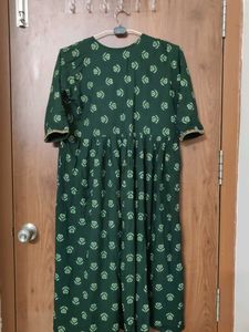 New Embroidered Green unused kurti