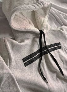 Cozy Graphic Crop Hoodie