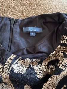 Sparkling Black &amp; Gold Party Dress- S