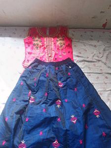 Girls Festive Lehenga Choli Set