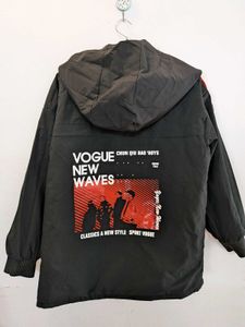 2 way Stylish Graphic Print Winter Jacket