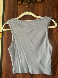 Patchwork Ribbed Crop Tank Top