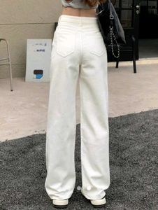 Stylish White Wide-Leg Jeans