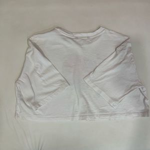 White Cropped T-Shirt