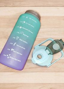 Large Motivational Water Bottle