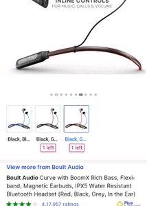 Boult Curve BT, Slightly Used, Perfectly Working