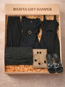 Chic Black Bolero Jacket and blue top