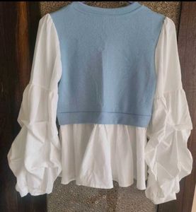 Kids 12-14 years NEW Stylish Ruffle Sleeve Top