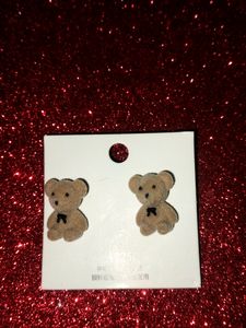 Korean Teddy Earrings