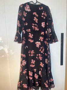 Black Floral Maxi Dress