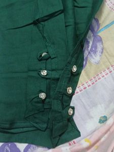 Elegant Green Sequined Kurta Set