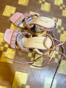 My Foot Pink Strappy Sandals