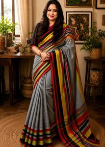 🌈 Rangrekha Handloom Saree