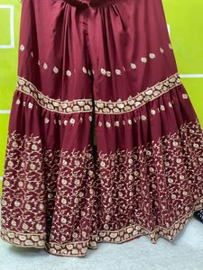 Maroon Garara Good Condition 1 Time Wear
