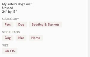 New Dog Mat