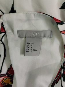 H&amp;M Floral Print Mini Dress