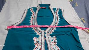 Long, Sleeveless Open- Front Vest or Shrug