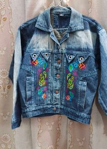 Embroidered Denim Jacket