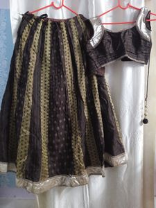 Banarasi Kalidar Lehnga With Net Duppta