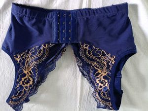 Blue Lace Bra