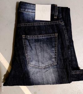 Authentic DVP KOREA Flared Dark Wash Denim Jeans