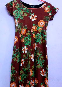 Floral Print Midi Dress