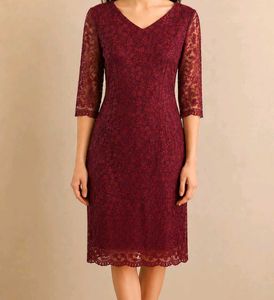 🔥LOWEST PRICE🔥 Elegant Lace V-Neck Dress