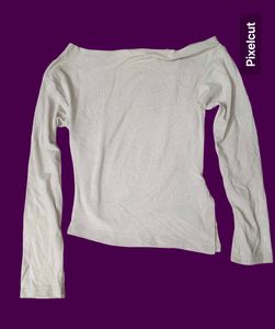 Newme Y2k Asymmetrical Graphic Print Top
