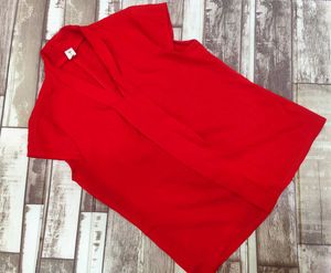 Chic Red Cap Sleeve Top