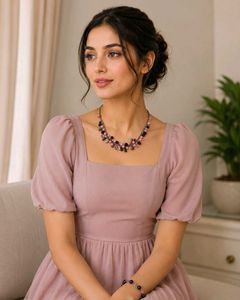 Elegent and trendy neckpiece  bracelet com