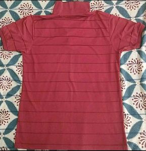 Men's Striped Polo T-Shirt
