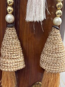 Handmade "Shubh Laabh" Floral Door Hanging