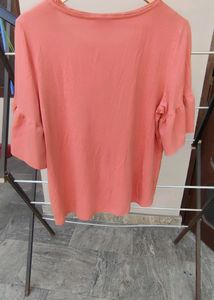 Women's Oversized Basic Tunic Top In Terracotta