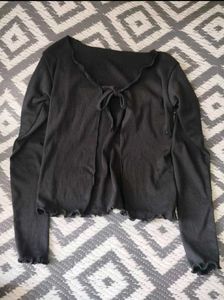 😃COMBO BLACK AND PINK Cute Tie-front