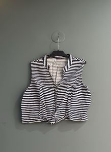 Striped Sleeveless Vest