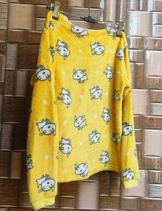 Cute Yellow Cartoon Sweatshirt