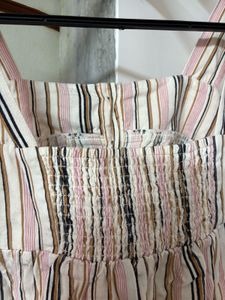 Striped Babydoll Top